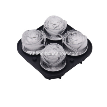 Moule de glaçons à rose en silicone